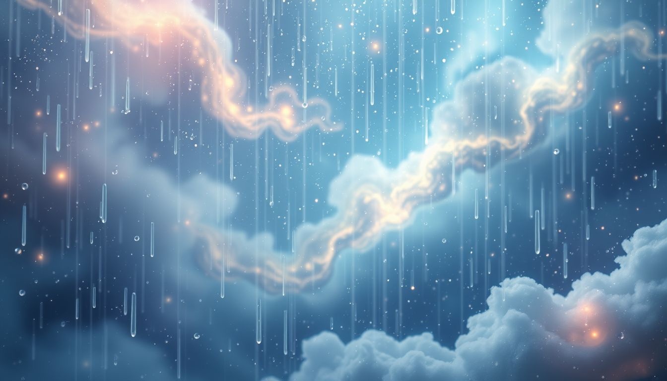 Zachte regen in dromen symboliseert genezing en emotionele vernieuwing.