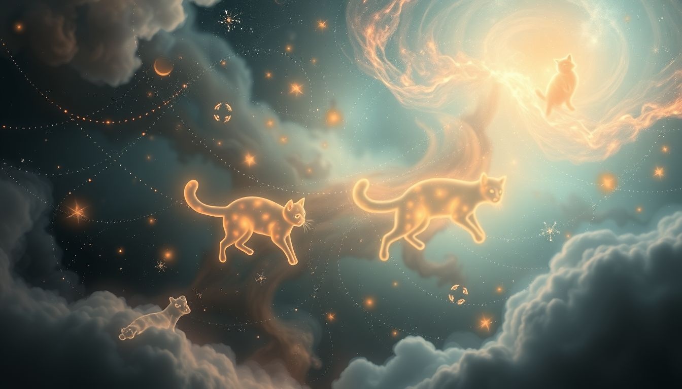 Persoonlijke associaties kleuren droombeelden over katten uniek.