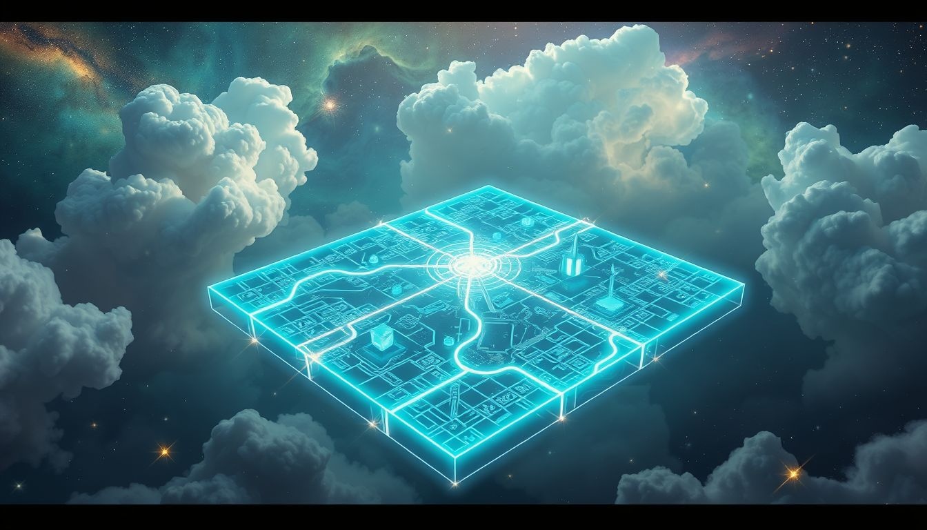 Een stadsplattegrond als spelbord symboliseert levenskeuzes en strategieën.