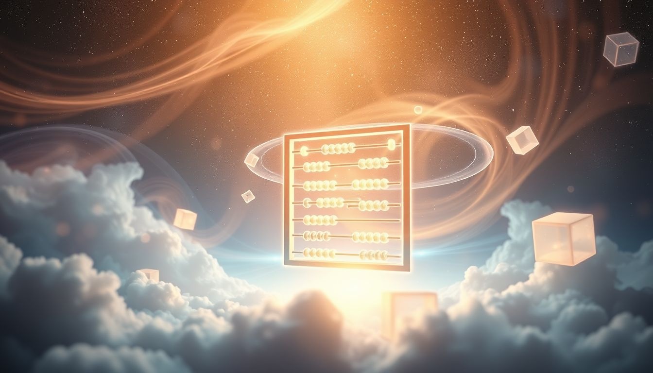 Een abacus in kantoor symboliseert nauwkeurigheid en carrièreplanning.