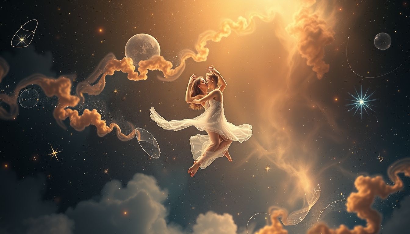 Dromen over dansende ballerina's symboliseren harmonie en samenwerking.