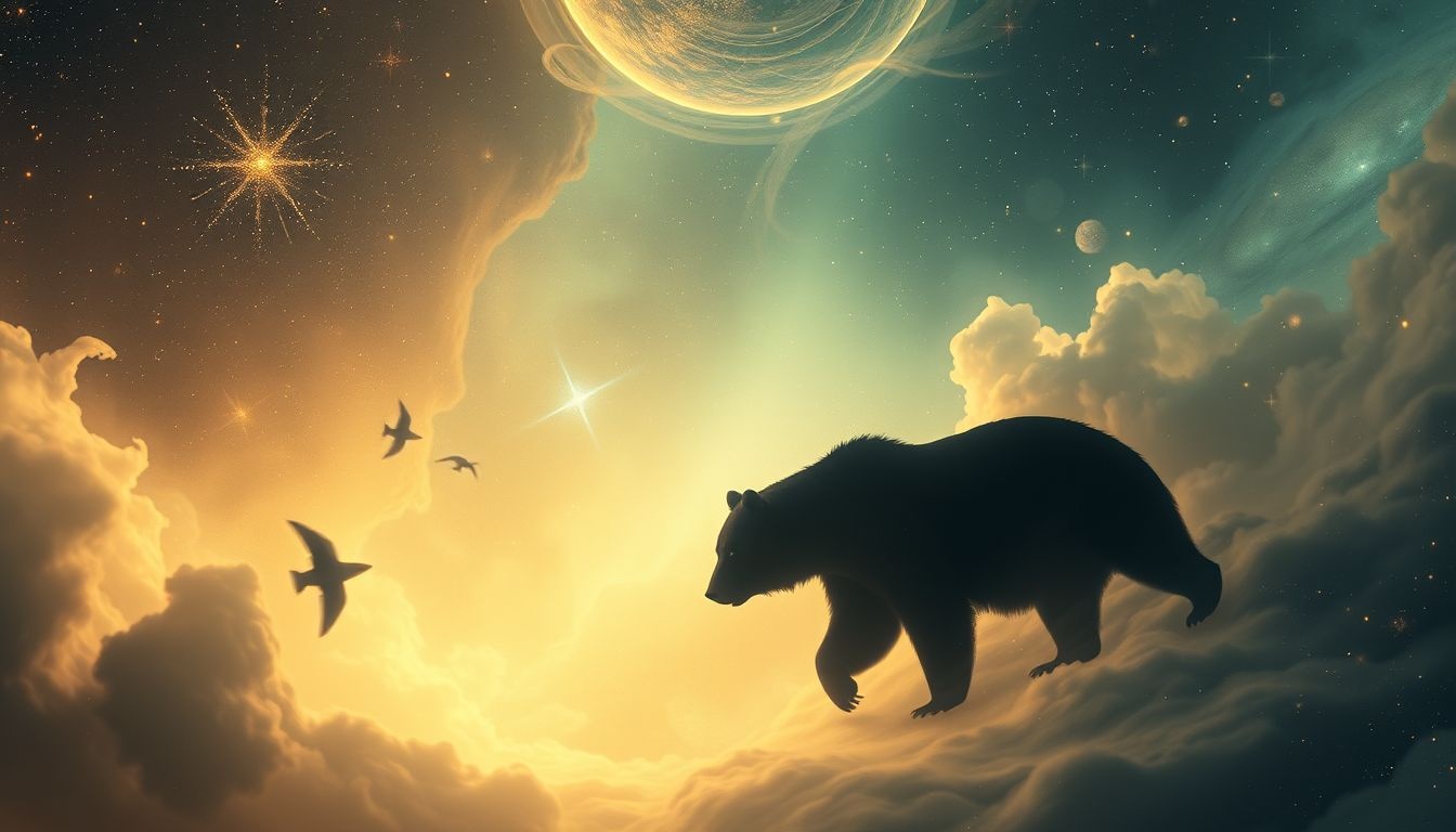 Dromen over een achtervolgende beer symboliseert vaak innerlijke angst.