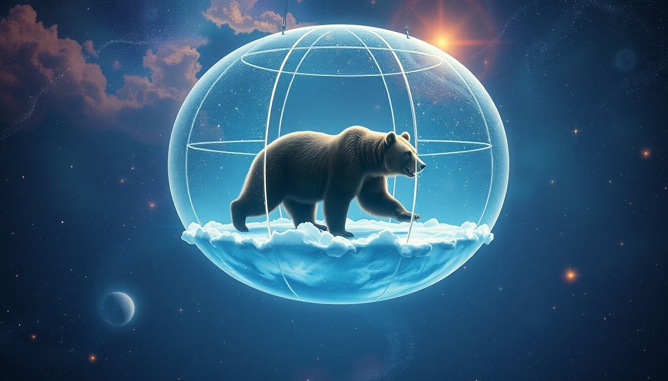 Dromen over een beer in een dierentuin symboliseren beheersing van kracht.