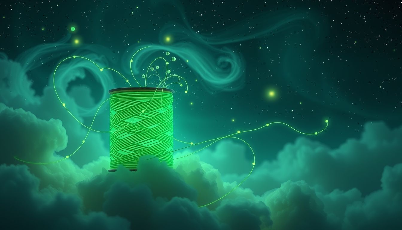 Dromen over groene klossen symboliseren groei en nieuwe kansen.