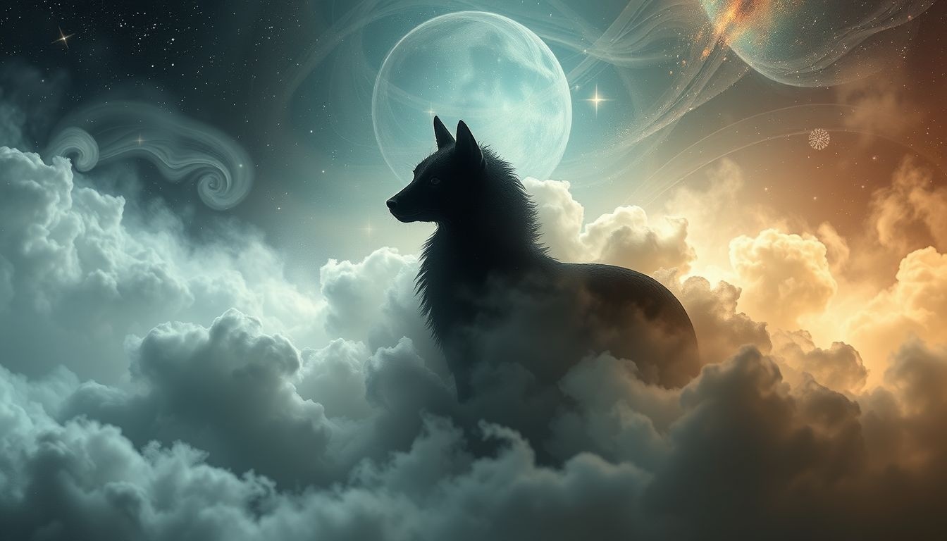 Dromen over houtskooltekeningen van dieren symboliseren intuïtie en kracht.