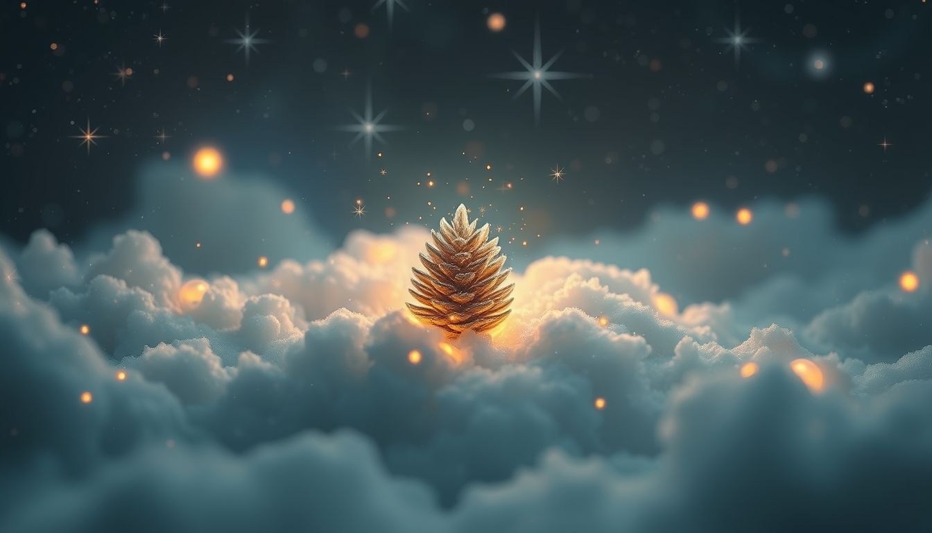 Dromen over kleine dennenappels symboliseren nieuw begin en groei.