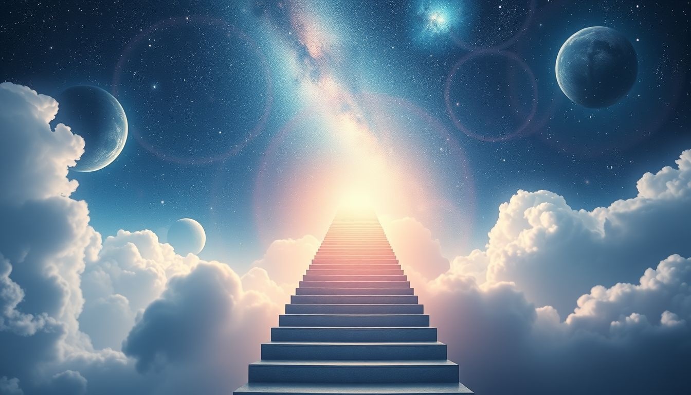 Dromen over lange trappen symboliseren vaak levenslange uitdagingen en groei.