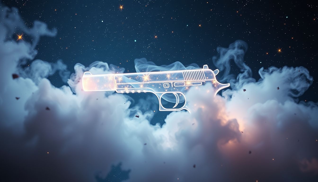 Dromen over een leeg pistool symboliseert machteloosheid en gemiste kansen.