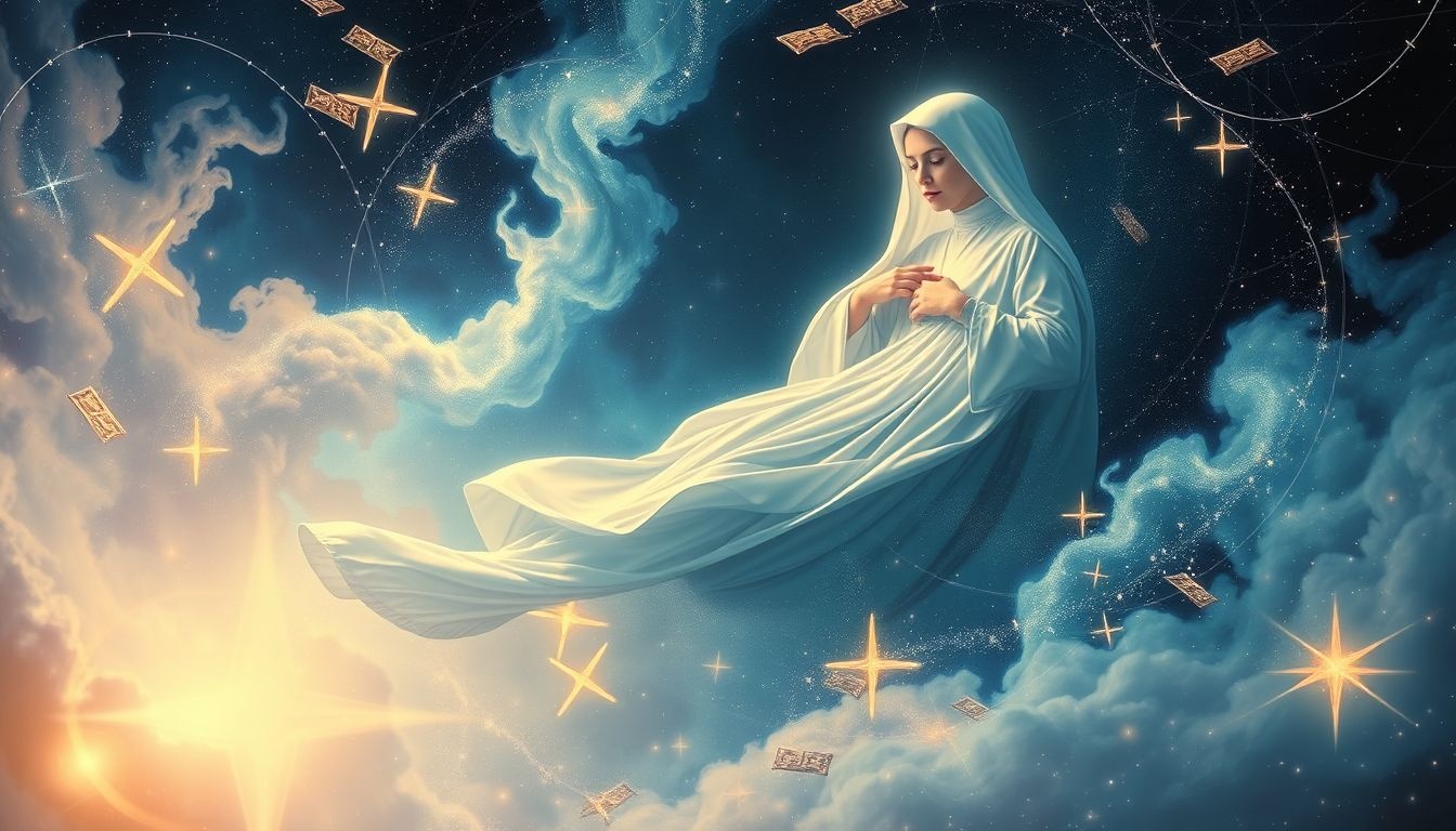 Dromen over middeleeuwse nonnen symboliseren vaak spirituele zuiverheid en geheimen.