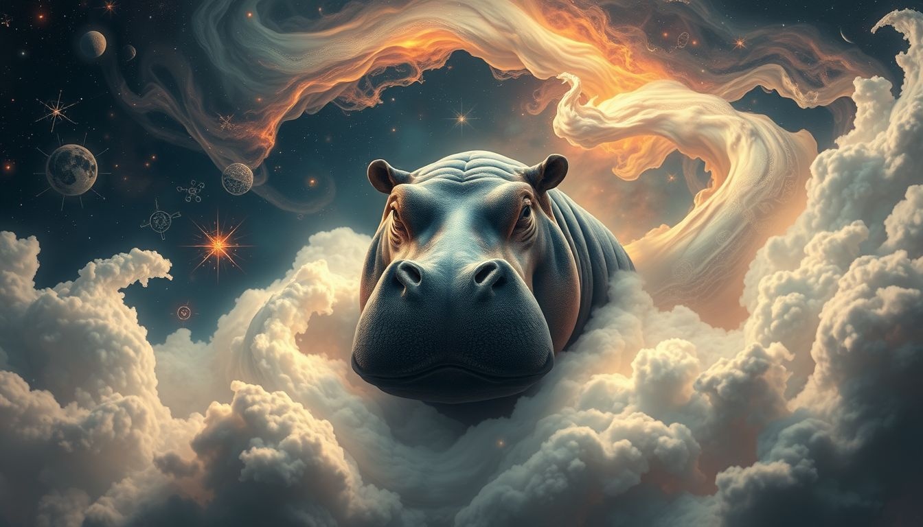 Een boos nijlpaard in je droom symboliseert onderdrukte woede.