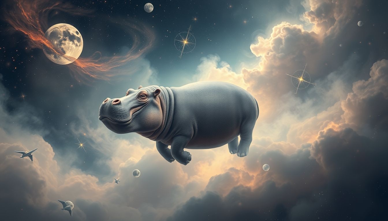 Dromen over nijlpaarden in onnatuurlijke omgevingen symboliseren innerlijke conflicten.