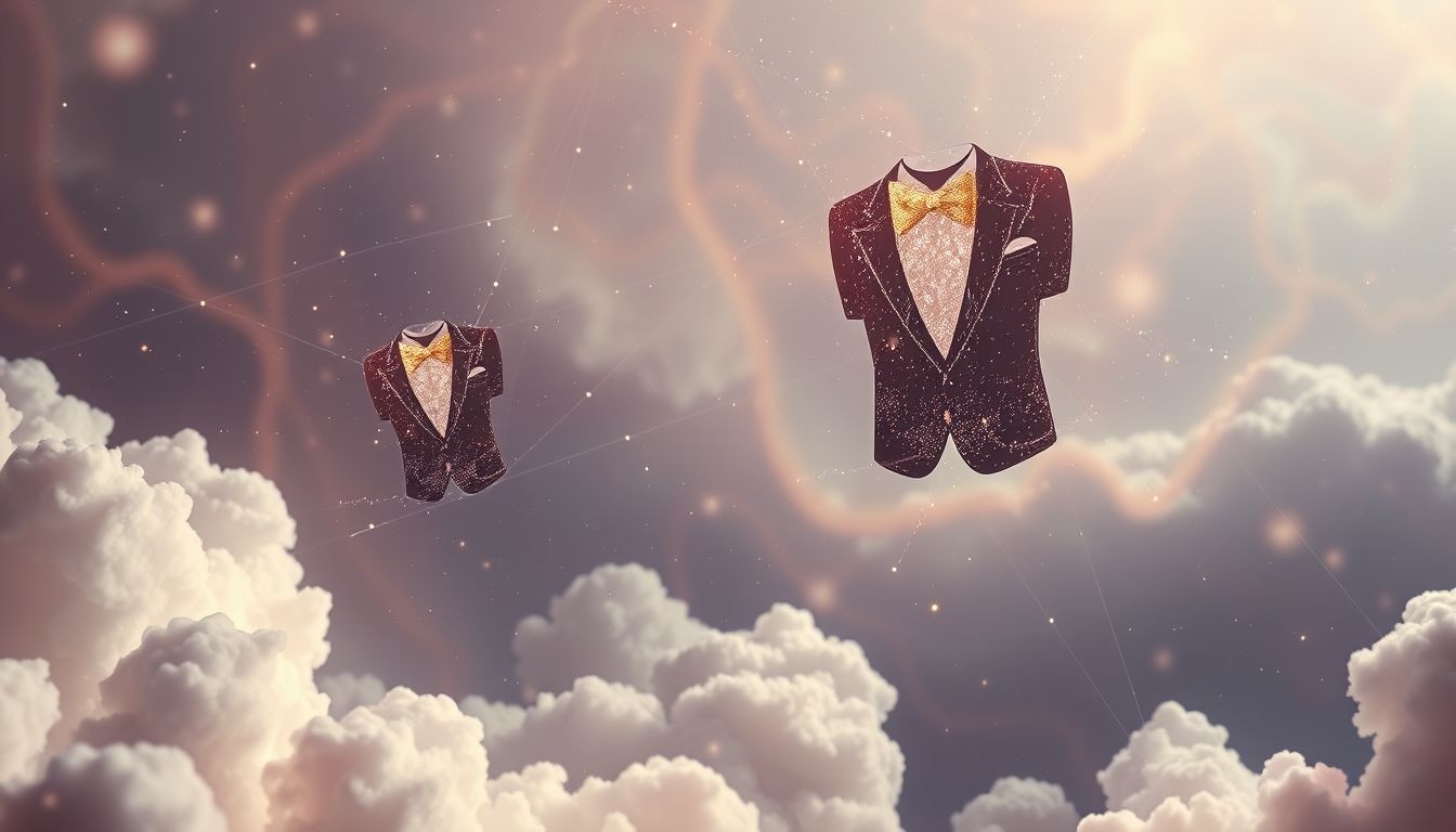 Dromen over smoking en vlinderdas symboliseren elegantie en zelfvertrouwen.