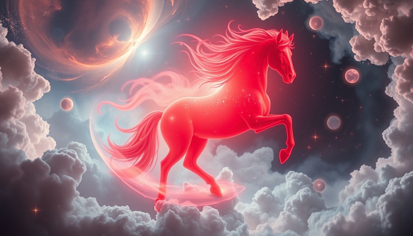 Dromen over een Ulaan-paard symboliseren vaak innerlijke vrijheid en kracht.