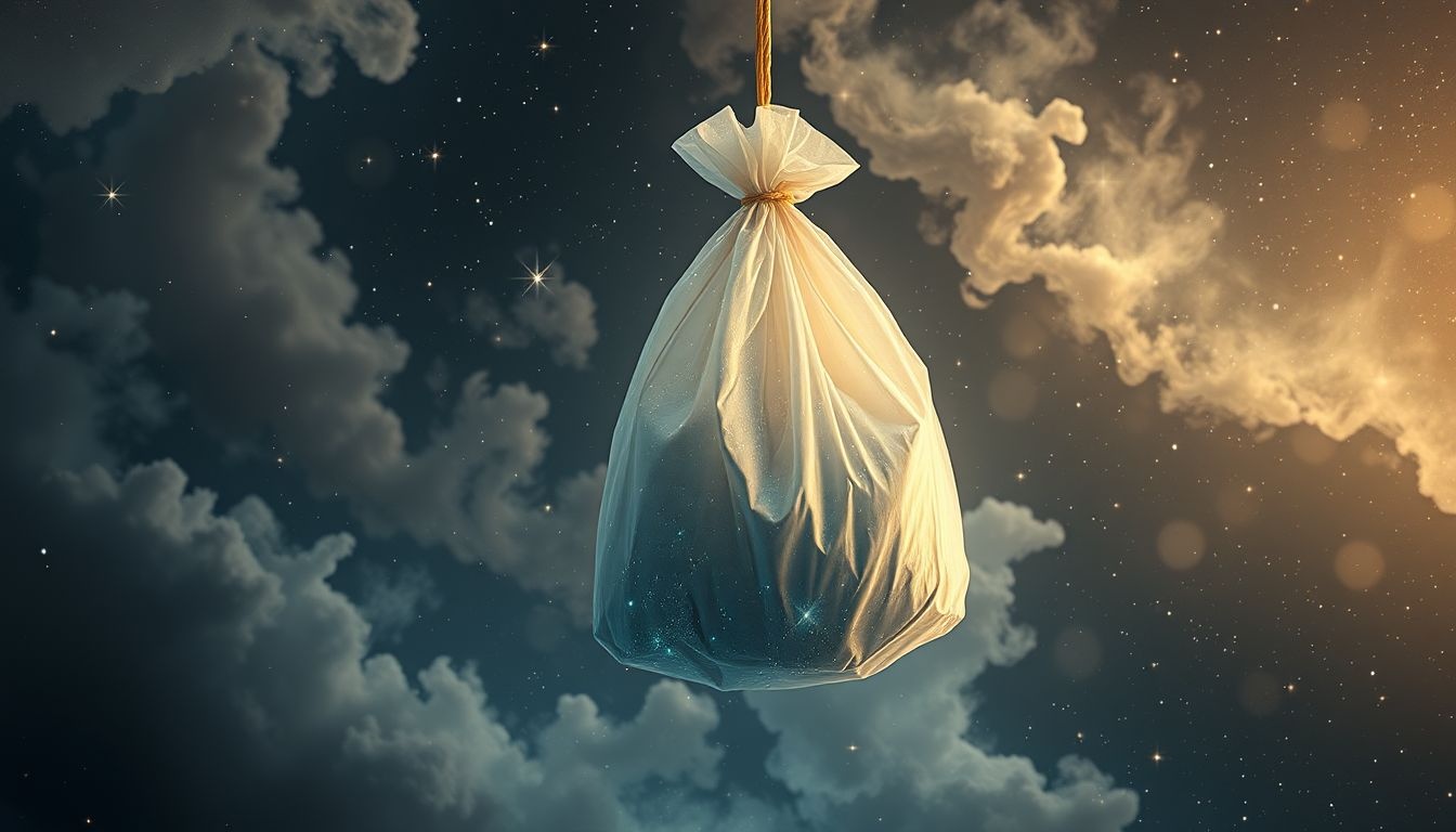 Dromen over kledingzakken symboliseren verborgen emoties en identiteit.