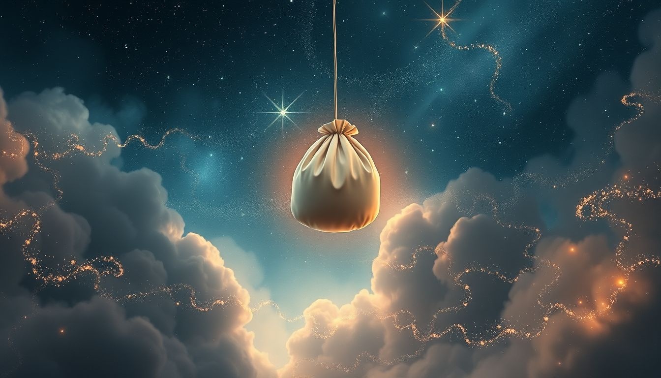 Dromen over een zak op straat symboliseert onverwachte kansen en verliezen.