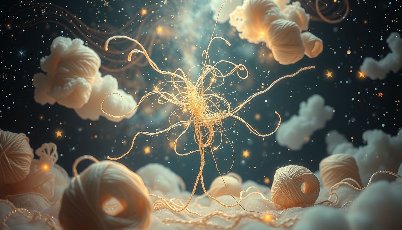 Dromen over brekende garen symboliseren vaak onverwachte tegenslagen.