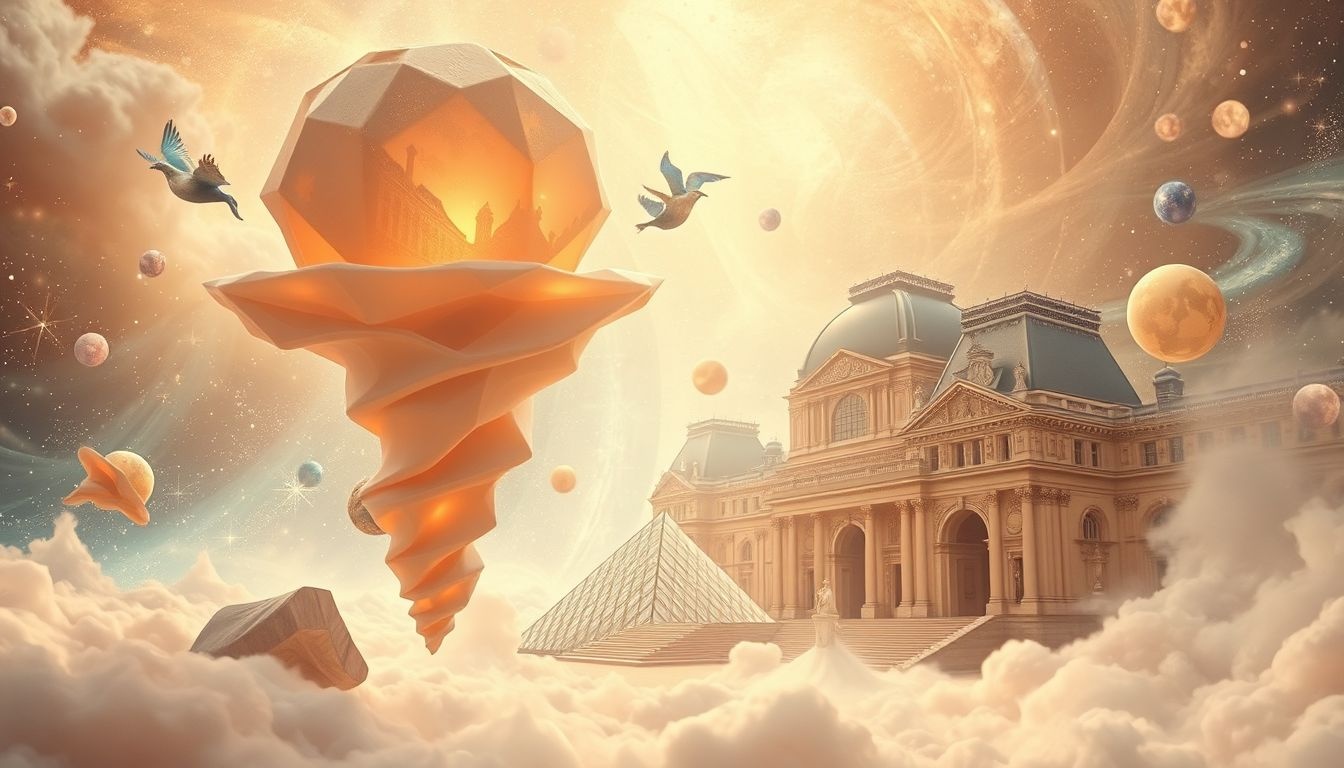 Dromen over het Louvre symboliseren verlangen naar kunst en cultuur.