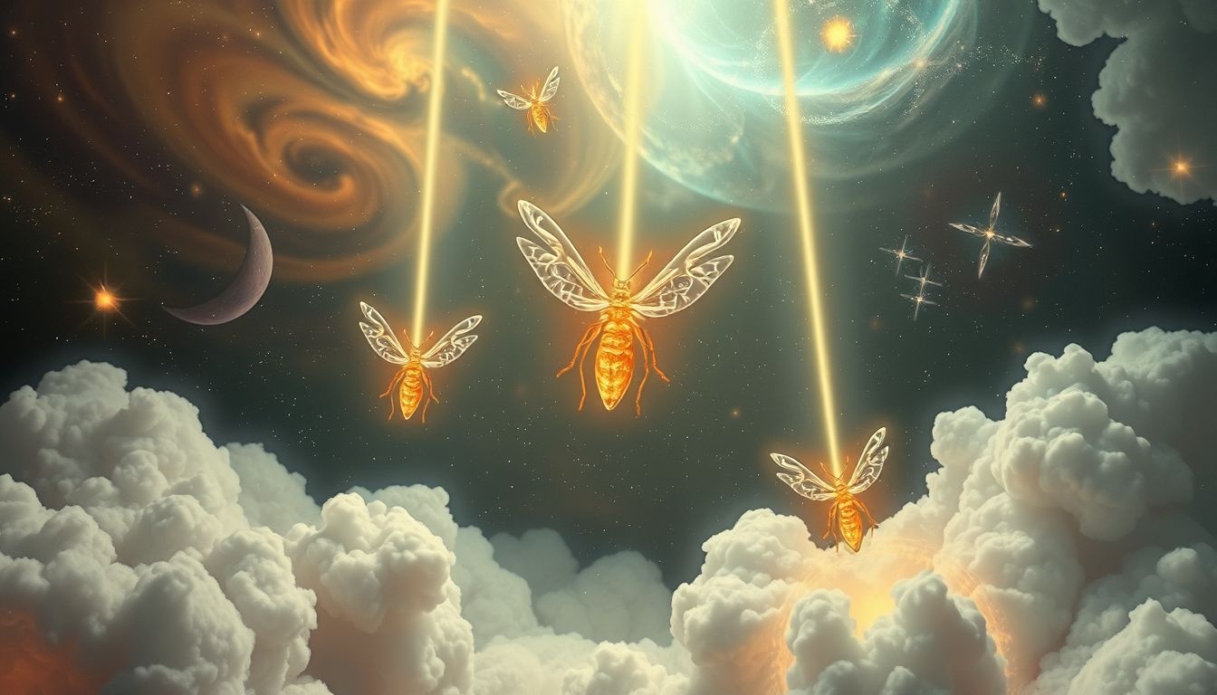 Dromen over spietsen van insecten symboliseert vaak persoonlijke groei.