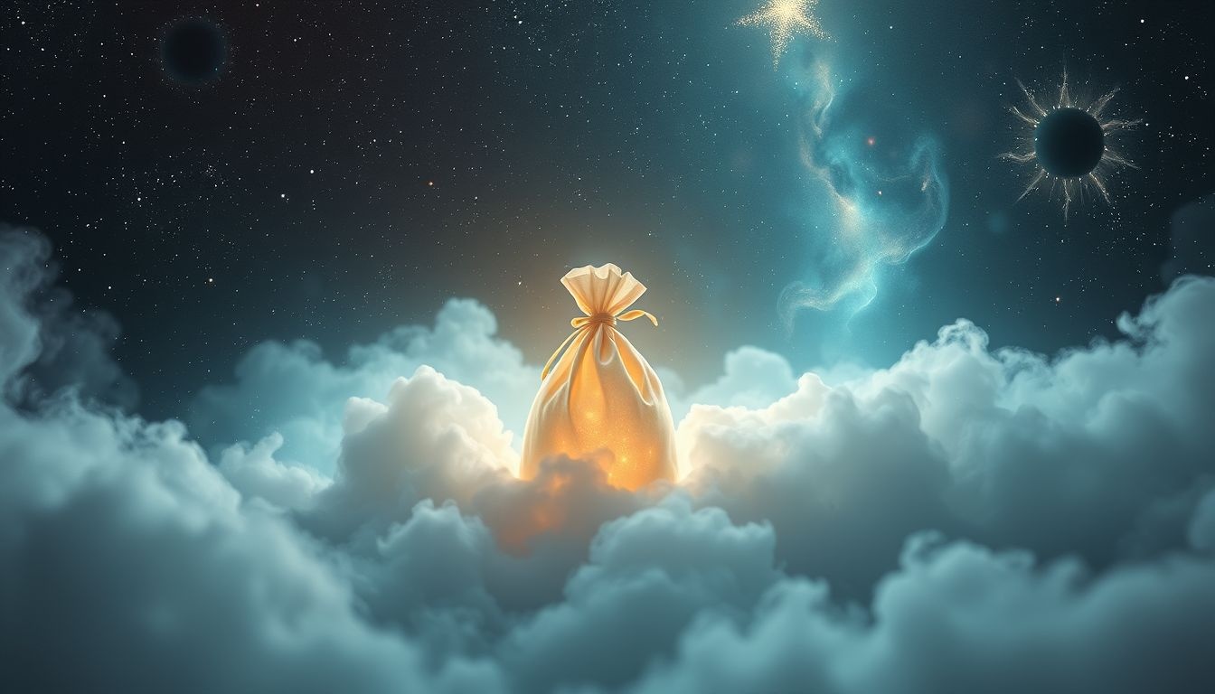 Dromen over zakken symboliseren vaak verborgen kansen of verantwoordelijkheden.