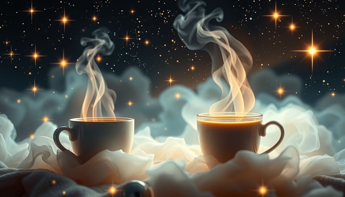 Dromen over koffie drinken symboliseert behoefte aan energie en alertheid.