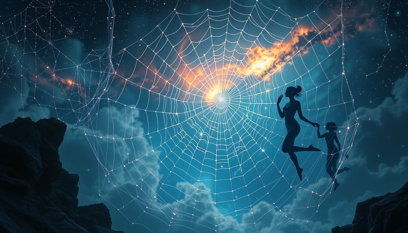 Spinnen symboliseren vaak vrouwelijke kracht en verborgen angsten in dromen.