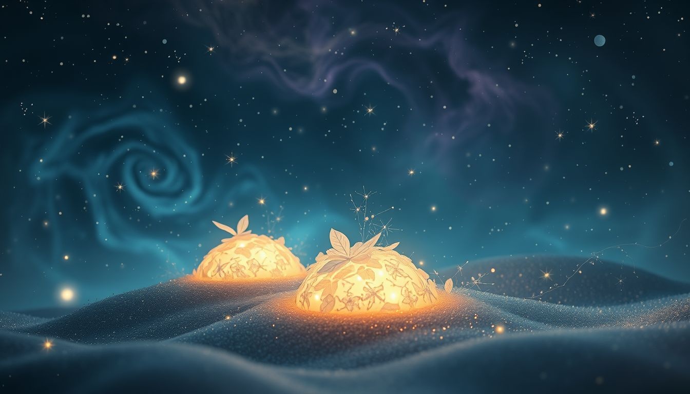 Een feeëngraf symboliseert verborgen wijsheid en mystieke transformatie.