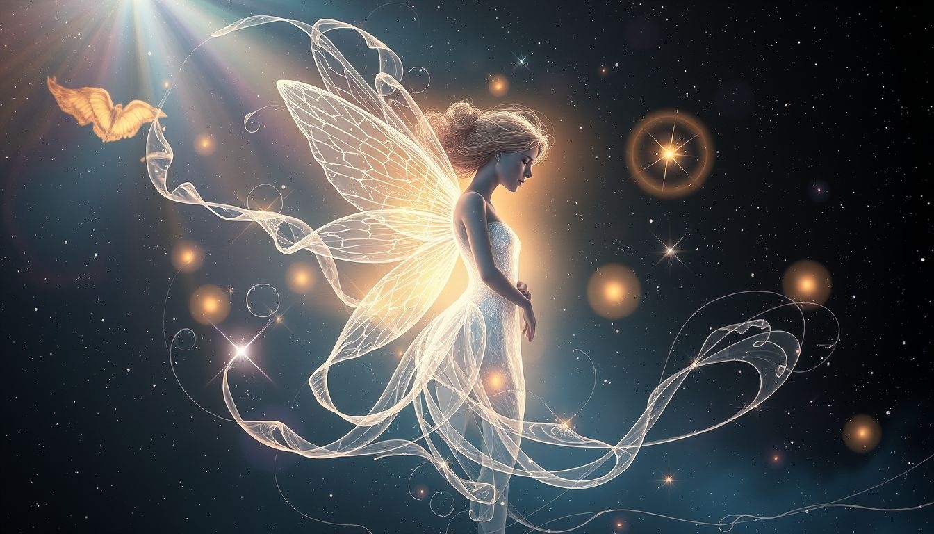 Dromen over verliefd zijn op een fee symboliseren magische liefde.