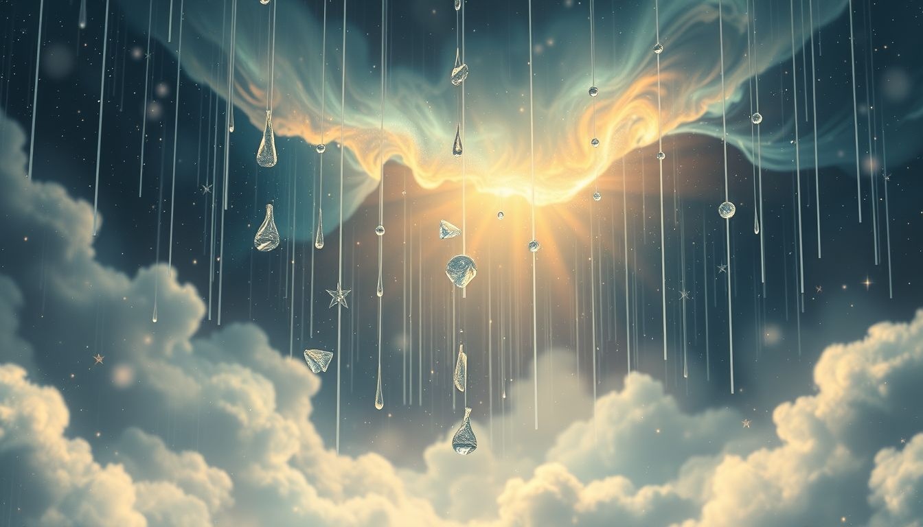 Dromen over regen symboliseert vaak emotionele zuivering en vernieuwing.