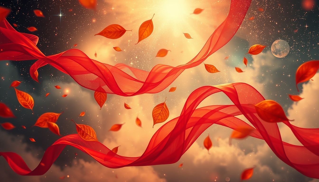 De herfstkleuren in oktober symboliseren verandering en loslaten in dromen.