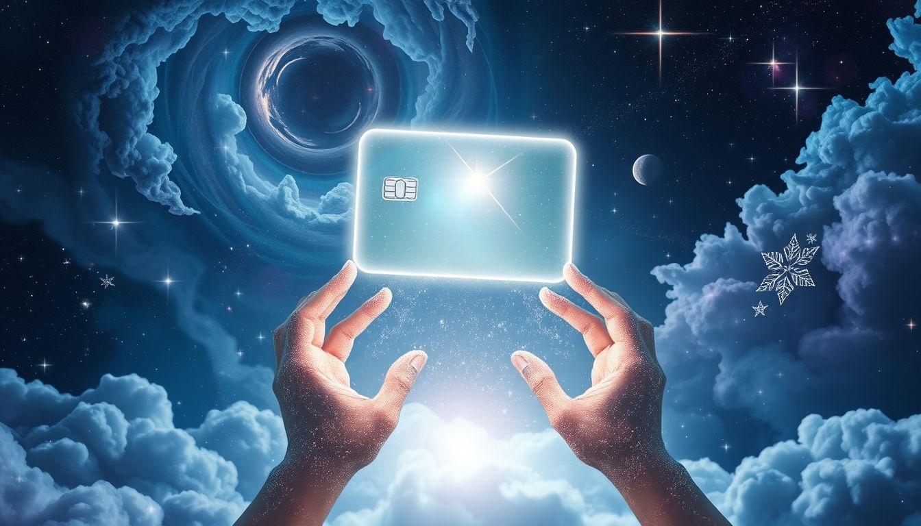 Een creditcard aanvragen symboliseert verlangen naar financiële vrijheid.