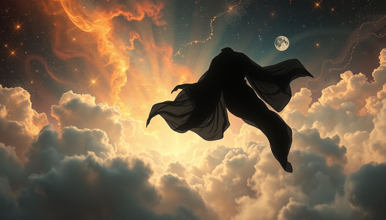 Een zwarte kimono in dromen symboliseert mysterie en innerlijke kracht.