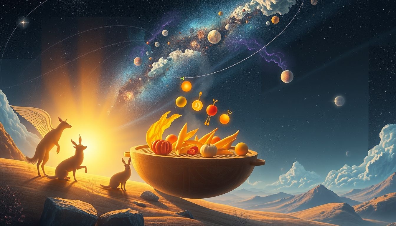 Droom 13: Dieren die eten stelen symboliseren onverwachte verleidingen.