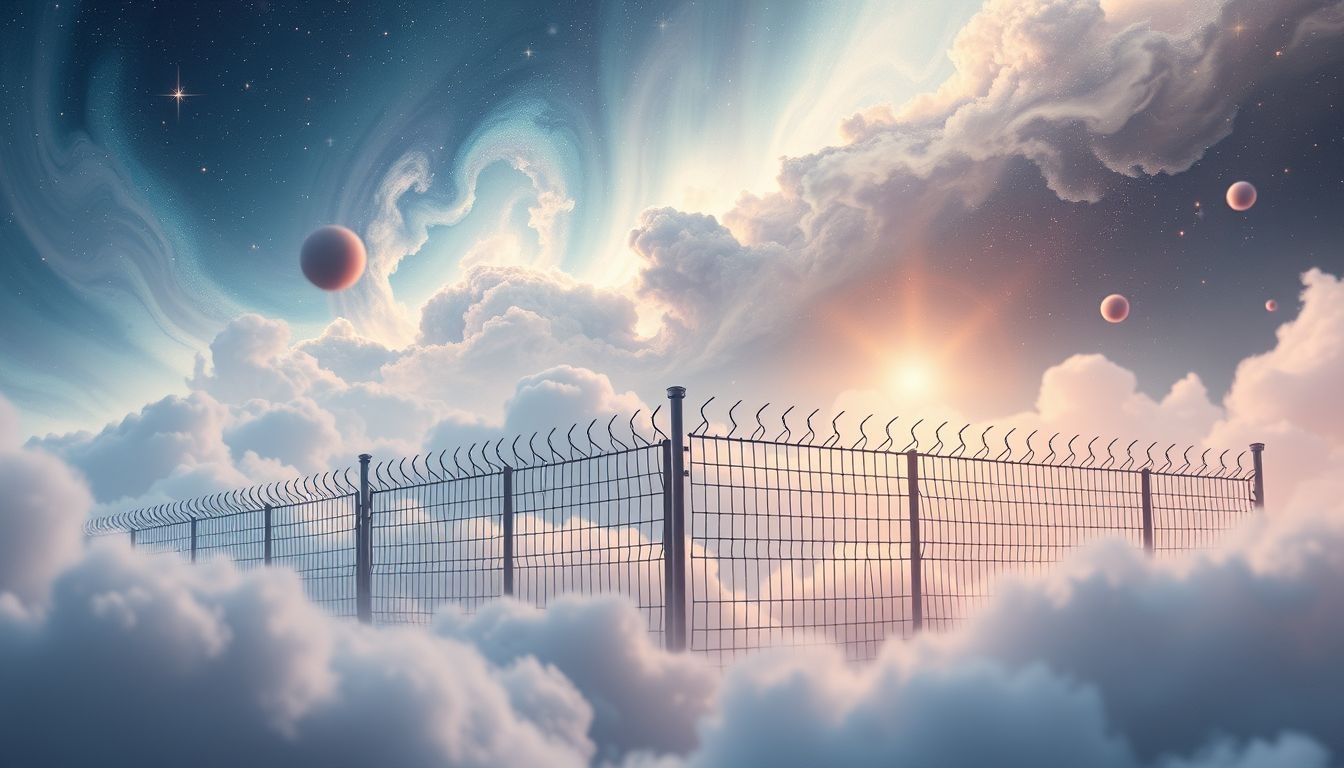 Een hek bouwen symboliseert het creëren van persoonlijke grenzen en bescherming.