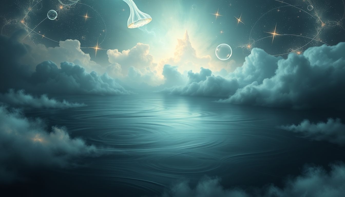 Droom 13 symboliseert innerlijke onrust door vervuild water.