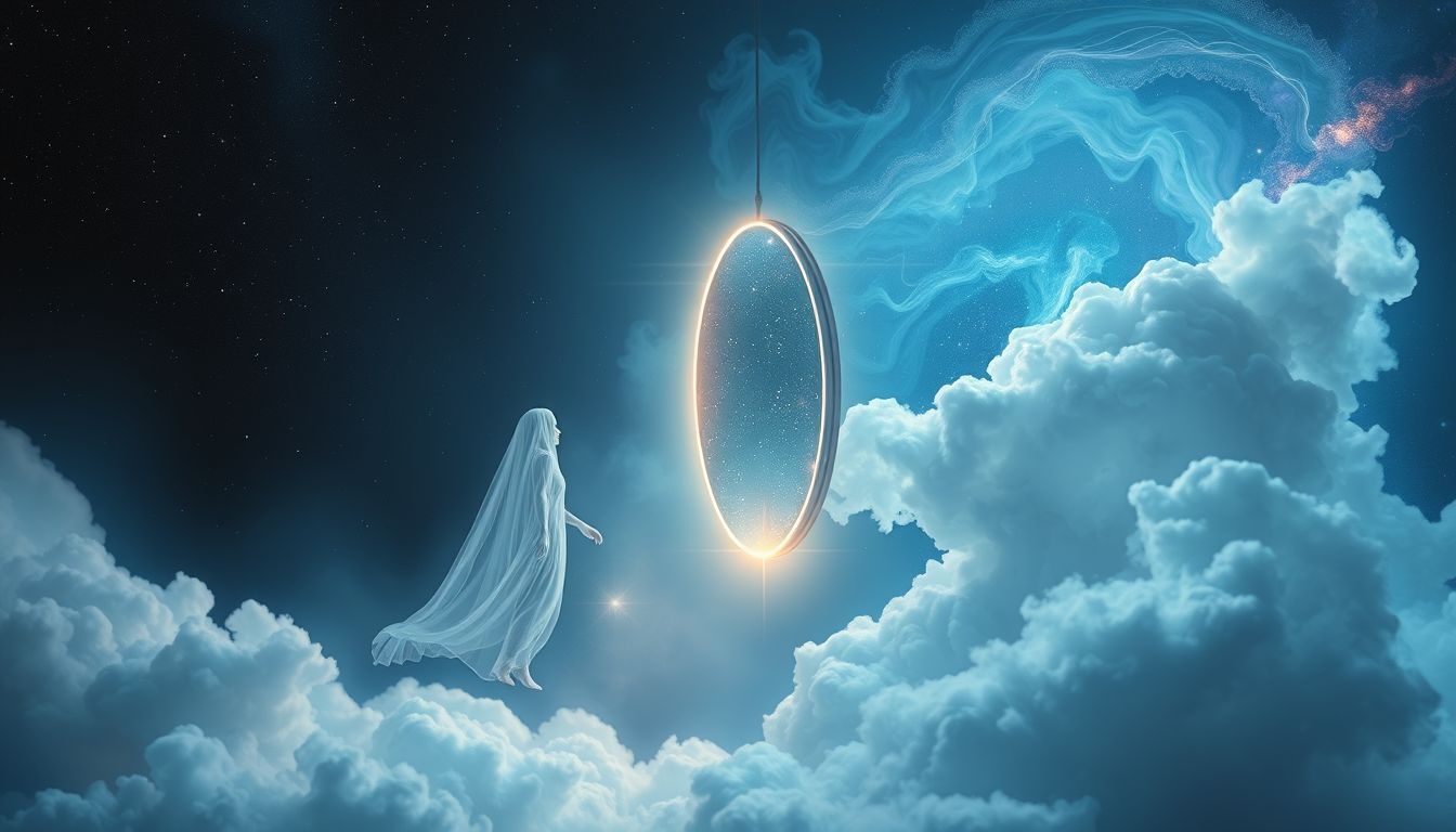 Dromen over het vermijden van een spiegelbeeld weerspiegelt zelfontkenning.