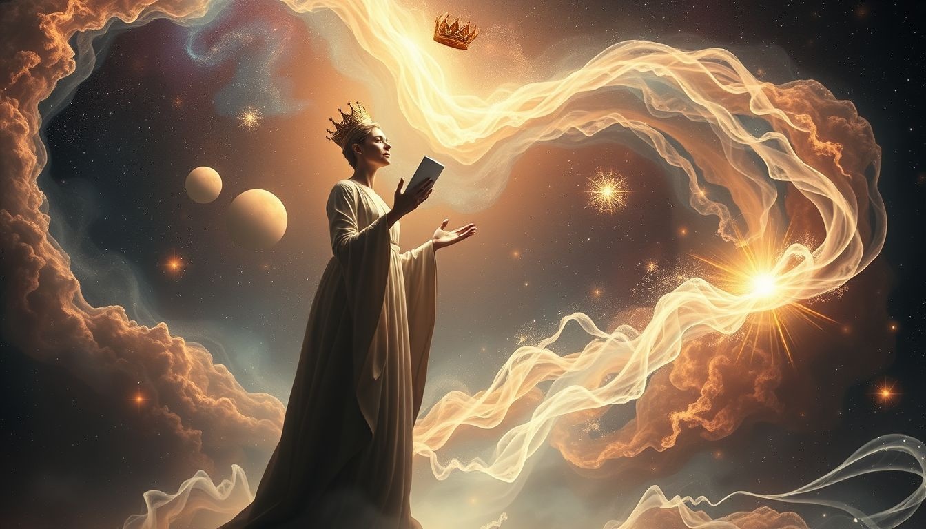 Een soeverein in een droom symboliseert innerlijke kracht en leiderschap.