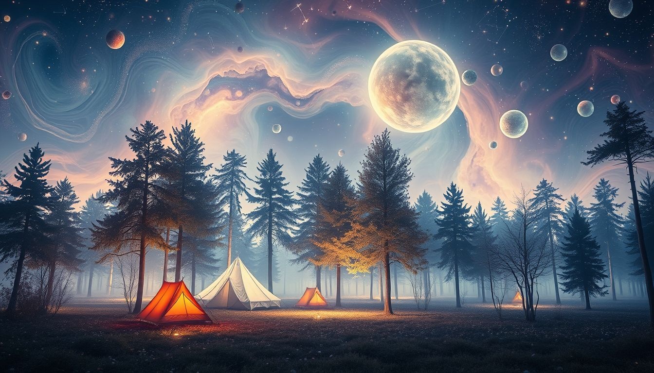 Droom 14 symboliseert rust en verbinding met de natuur.