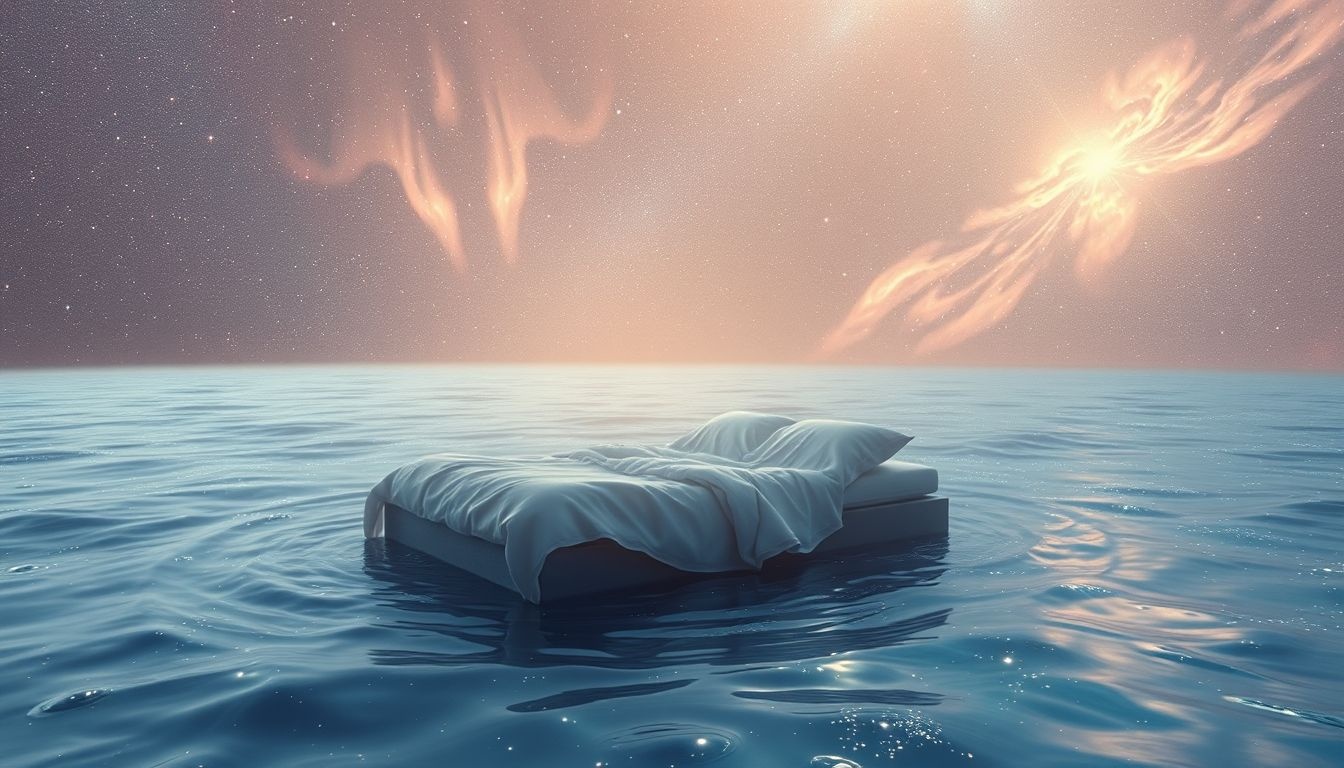 Dromen over een nat bed symboliseert vaak verlies van controle.