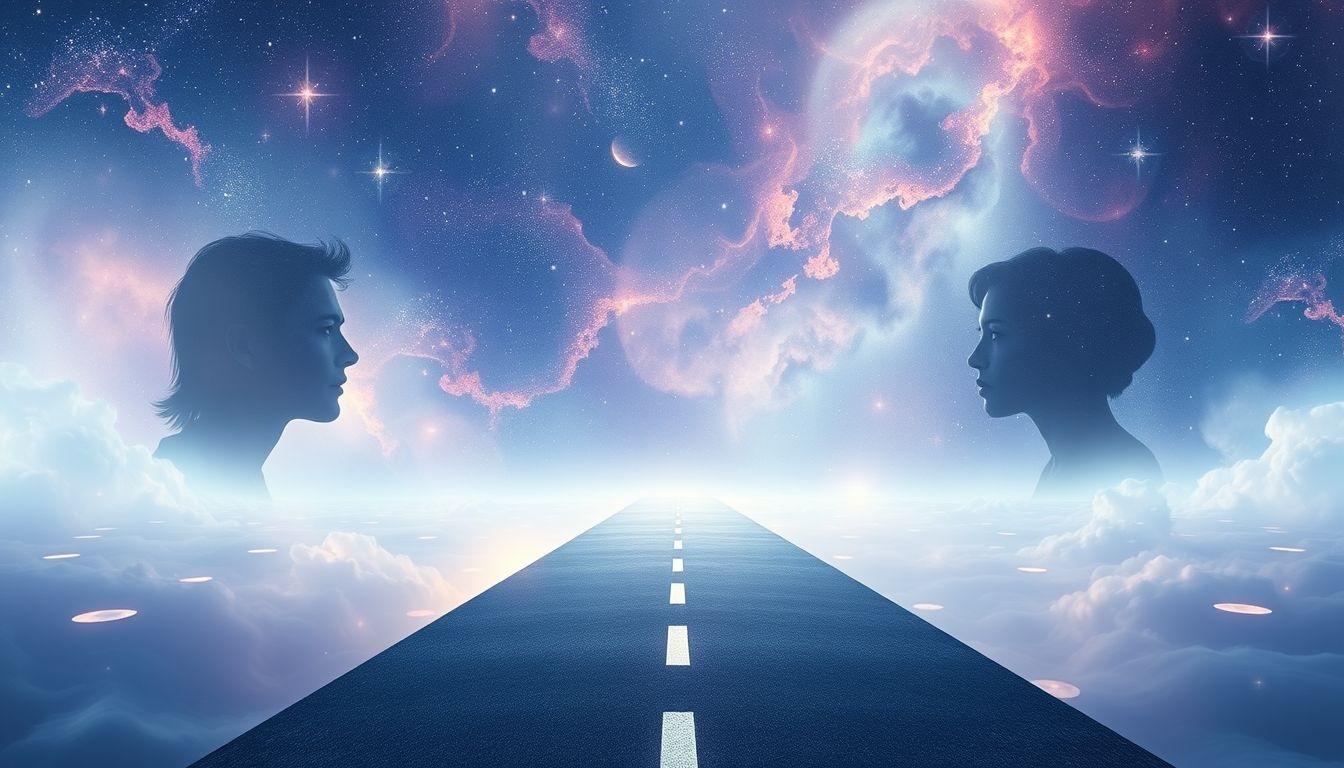 Een bekend gezicht bij het oversteken symboliseert onverwachte verbindingen.