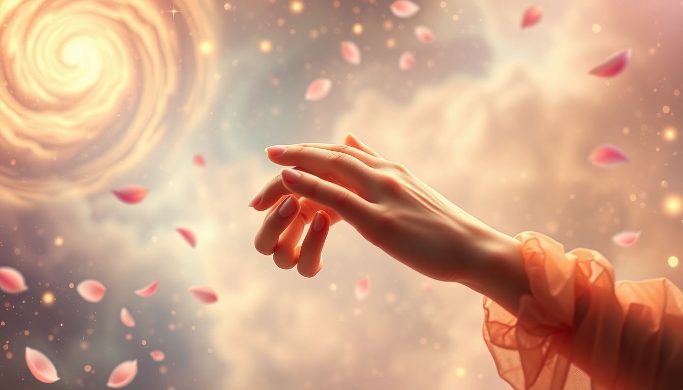 Een handkus in slow motion symboliseert verlangde romantische aandacht.