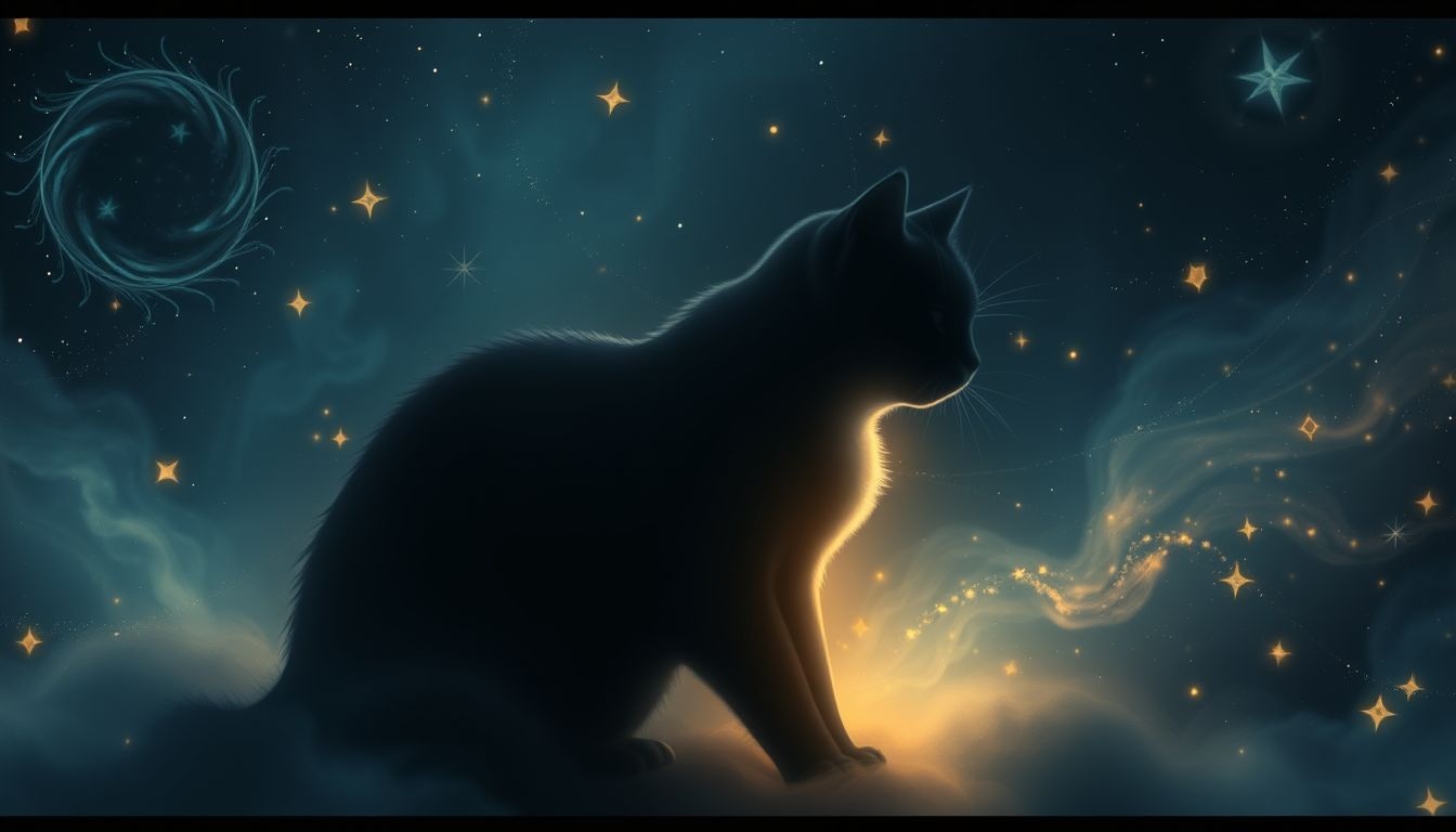 Een kat die ’s nachts miauwt, symboliseert verborgen emoties.