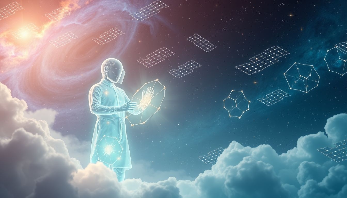 Dromen over zonnepanelen-technici symboliseert nieuwe duurzame energie en groei.