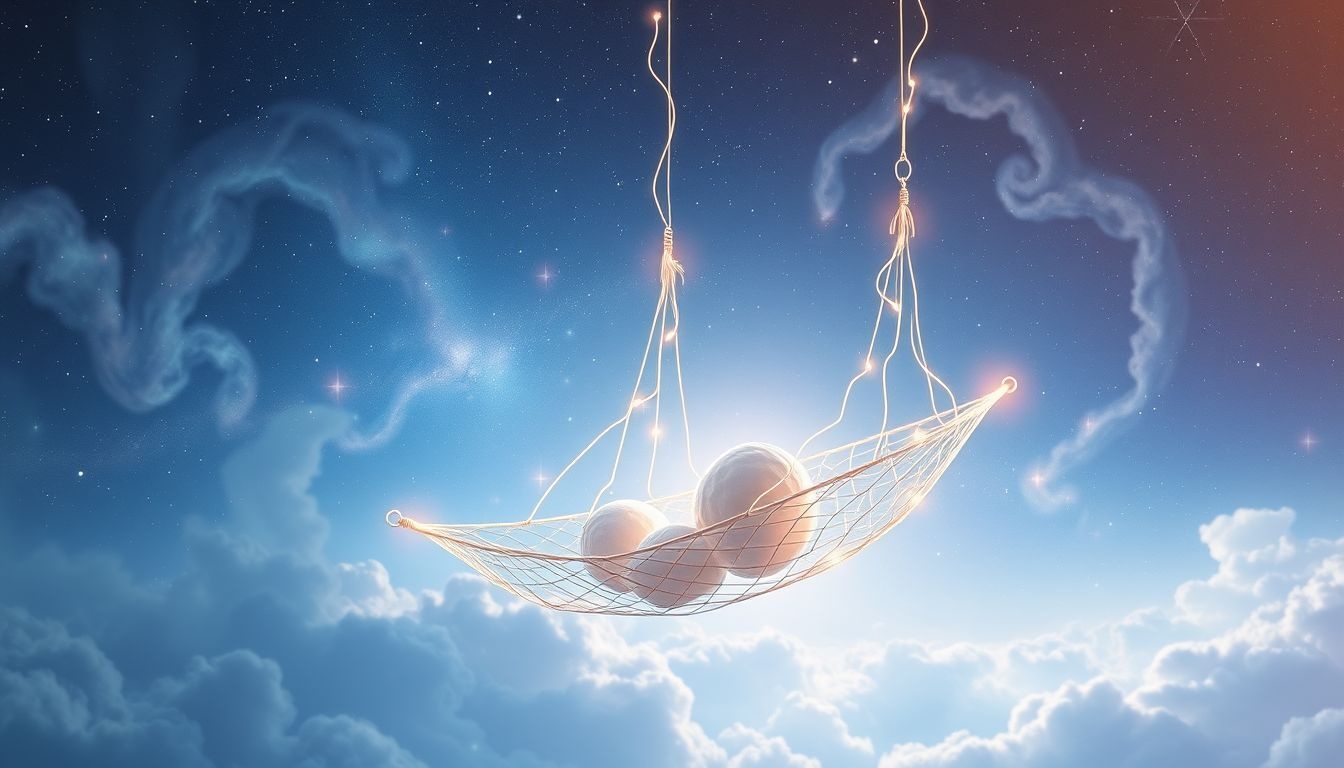 Een veiligheidsnet in de lucht symboliseert bescherming en vertrouwen.