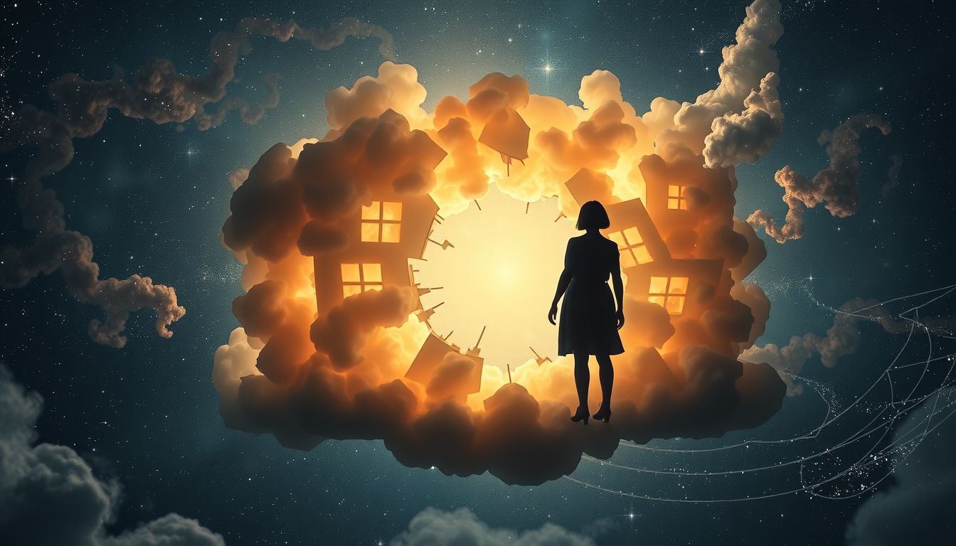 Ruzie in een nieuw huis weerspiegelt innerlijke onzekerheid en stress.