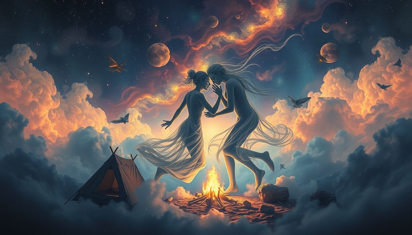 Ruzie tijdens kamperen symboliseert conflicten in je dagelijkse leven.