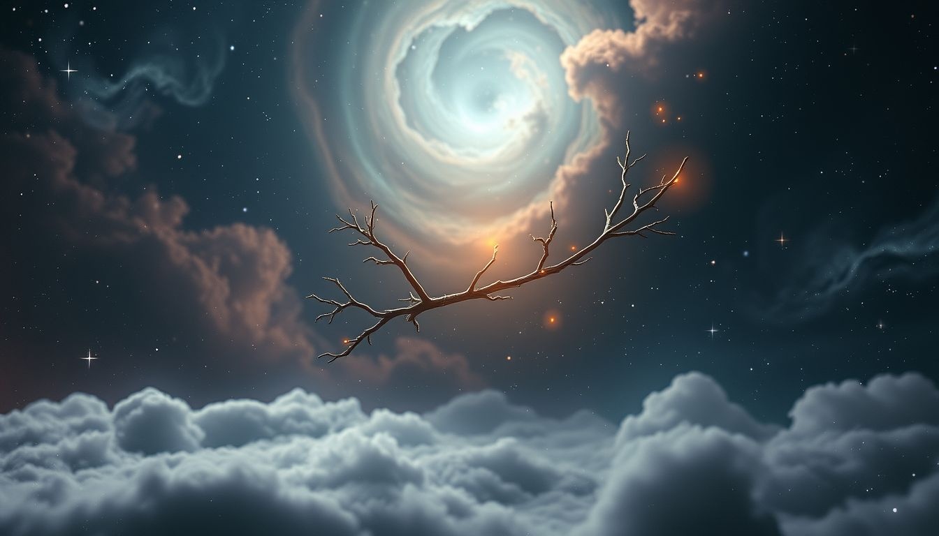 Een dorre krententak symboliseert vaak verloren hoop of teleurstelling.