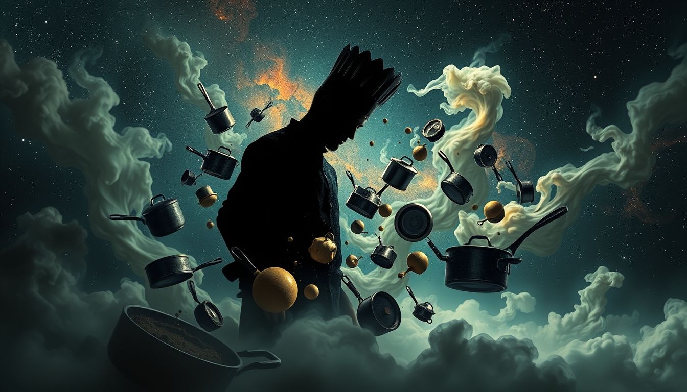 Droom 2 symboliseert innerlijke chaos en verborgen emotionele strijd.