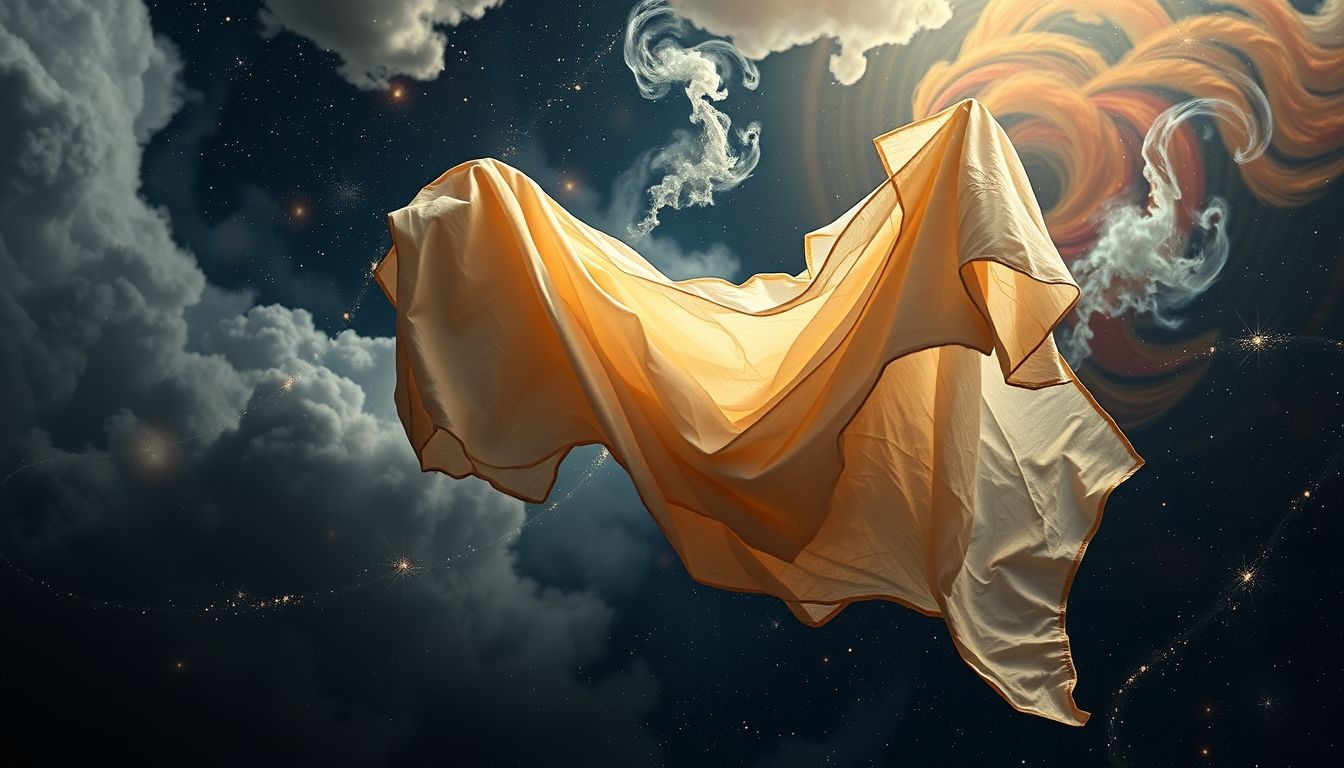 Een oude kimono symboliseert verborgen wijsheid uit het verleden.