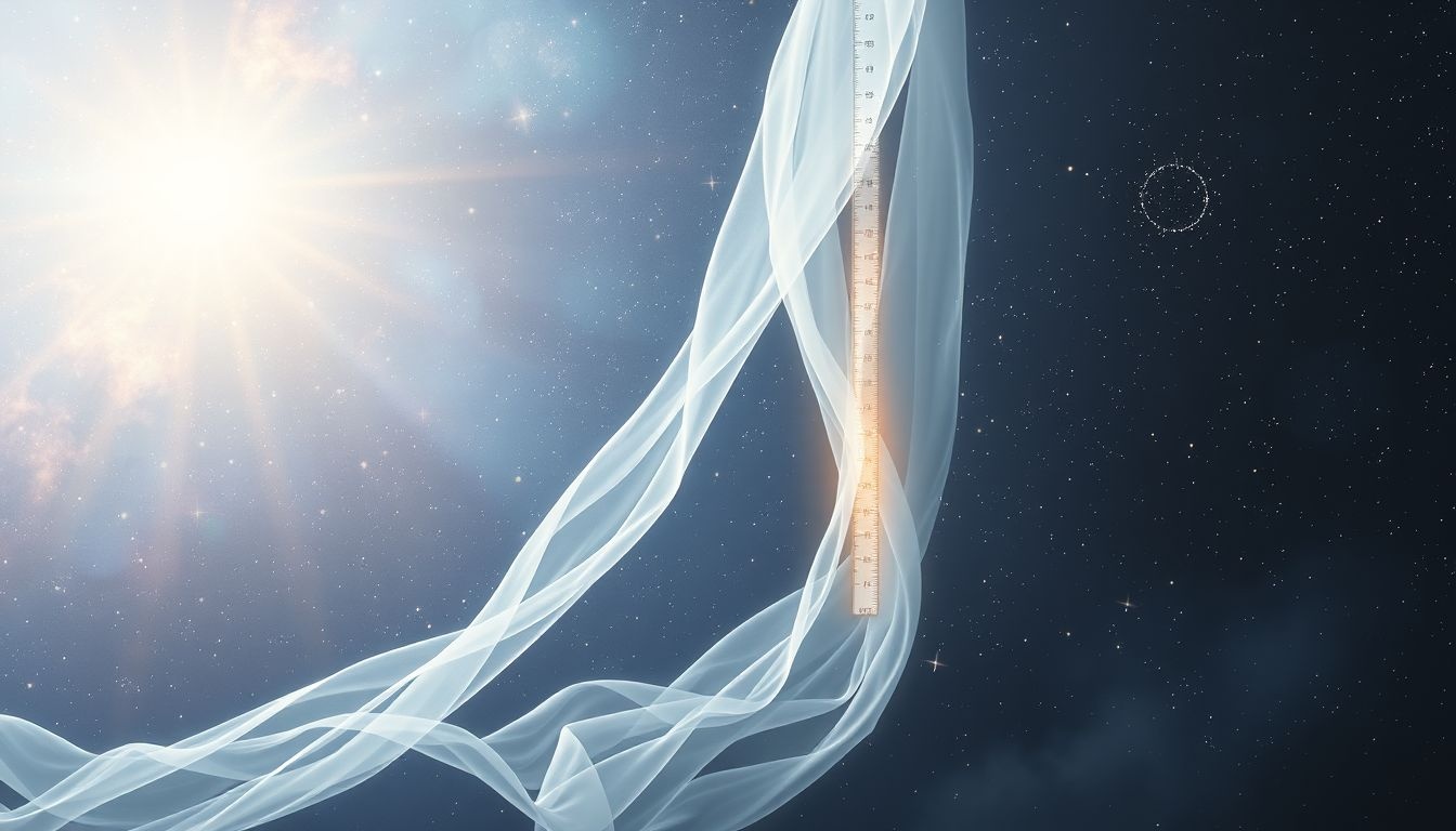 Dromen over stof afmeten symboliseert controle over kleine details.