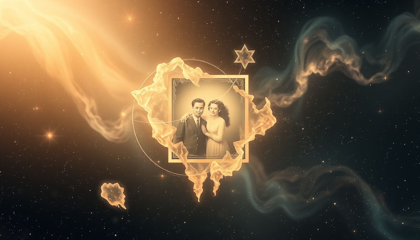 Een familiekiekje verpanden symboliseert verlies van dierbare herinneringen.